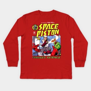 Space Piston Kids Long Sleeve T-Shirt